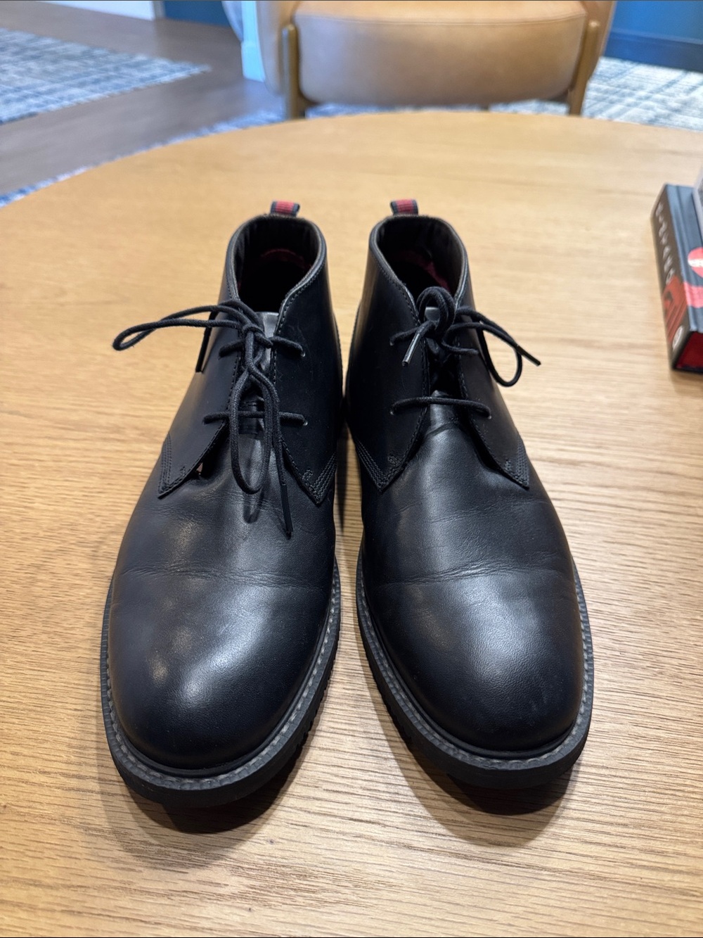 Timberland Black Leather Chukka Boots - Picture 6 of 12
